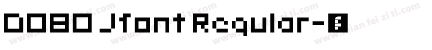 DOBO Jfont Regular字体转换